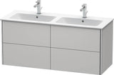 Duravit XSquare Waschtischunterbau 1280 mm, wandhängend, mit Schubkasten und Siphonausschnitt