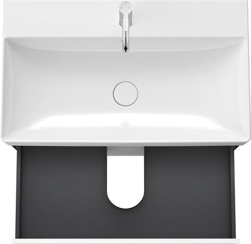Duravit XSquare Waschtischunterbau 784 mm, 2 Schubkästen, s-matt, Ahorn Mi.