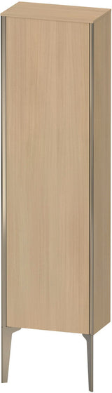 Duravit XViu Halbhochschrank 1330 mm mediterrane Eiche matt – wandhängend mit Tip-on