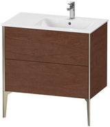 Duravit Waschtischunterbau XVIU 810x834x480mm 2 Auszüge Ahorn Mitte Schürze