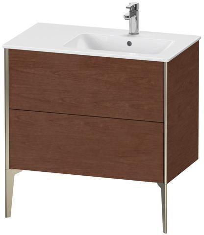 Duravit Waschtischunterbau XVIU 810x834x480mm 2 Auszüge Ahorn Mitte Schürze