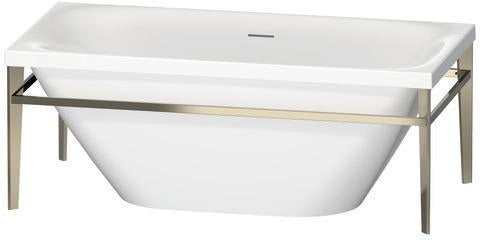 DURAVIT XViu Badewanne 1600x800mm freistehend mit Metallgestell Champagner Matt