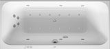 DURAVIT Happy D.2 Whirlwanne 1800x800mm, Einbau, Air-System, 2 Rückenschrägen, Weiß