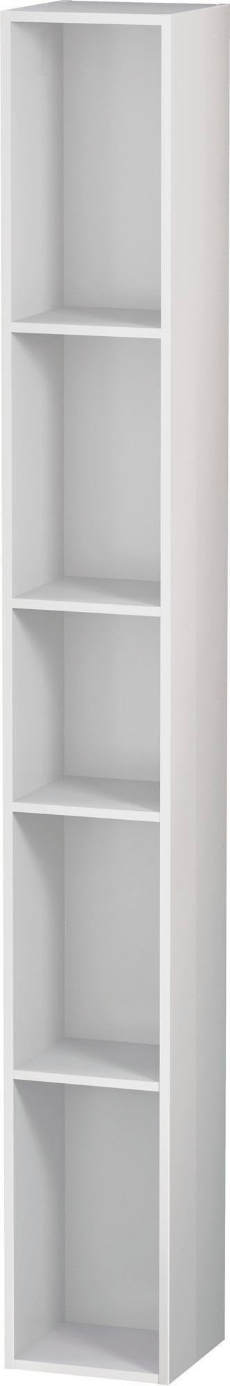 Duravit L-Cube Regalelement 180x180x1400 mm vertikal, 5 Fächer, amerikanischer Nussbaum