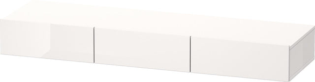 Duravit DuraStyle Schubkastenablage 1500 mm, 3 Schubkästen, Eiche Schwarz/Weiß Matt
