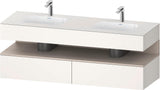DURAVIT Qatego Studio F. A. Porsche Waschtischset 1600 mm mit Konsolenwaschtischunterbau, 2 Auszüge