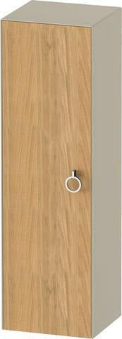 DURAVIT Halbhochschrank White Tulip 1320 mm Nussbaum Taupe mit Griff links