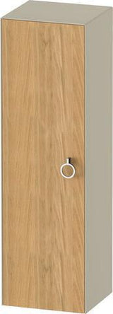 DURAVIT Halbhochschrank White Tulip 1320 mm Nussbaum Taupe mit Griff links