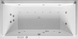 Duravit Starck Whirlwanne 2000x1000mm, 2 Rückenschrägen, Air-System, Weiß