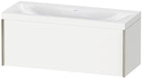 Duravit Möbelwaschtischset XVIU 1200x480mm Chaos-Marmor / Ta s-matt mit Unterbau und Auszug
