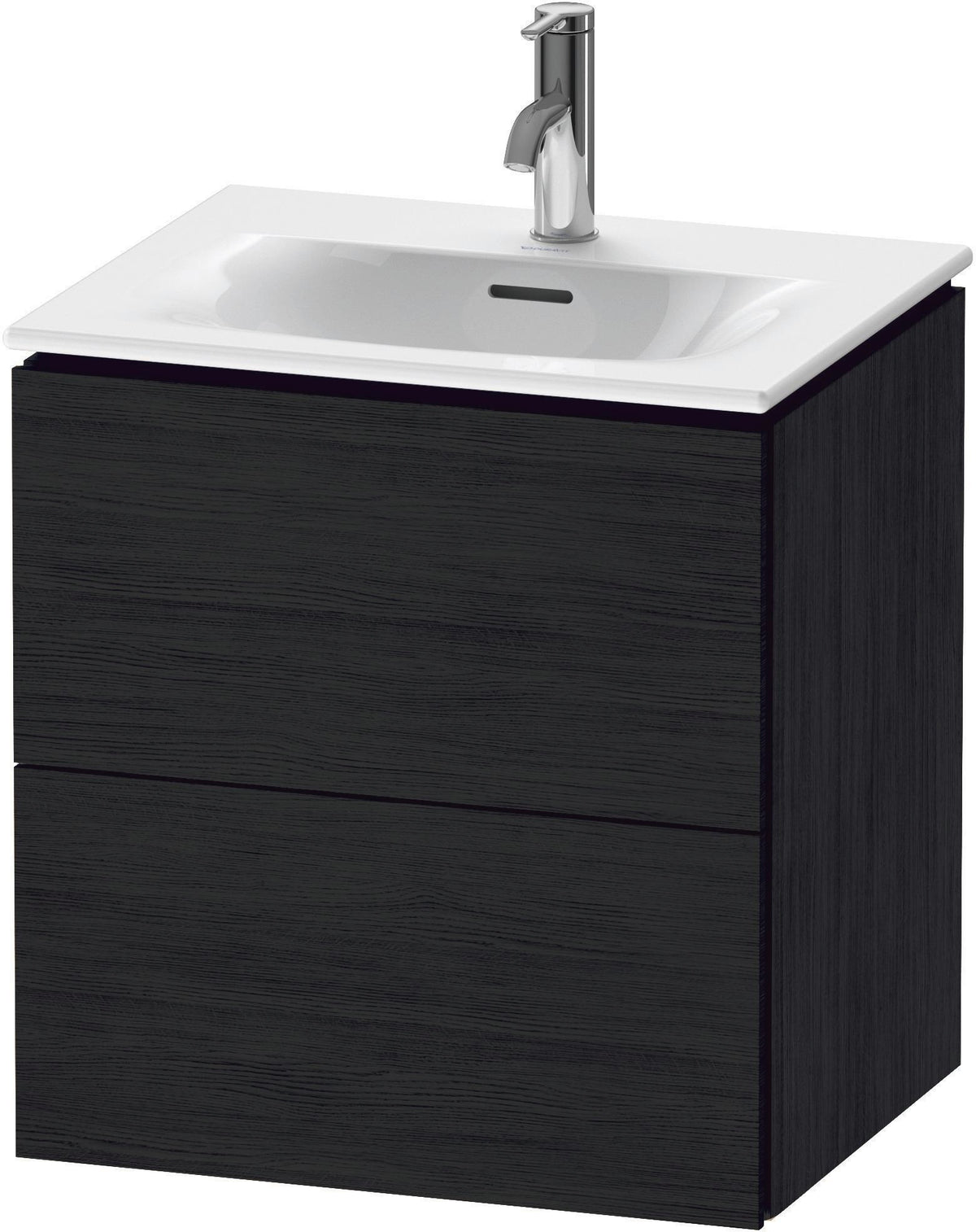 DURAVIT L-Cube Waschtischunterbau 520 mm weiß matt – 2 Schubkästen, wandhängend