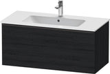 Duravit D-Neo Waschtischunterbau 1010 mm, 1 Auszug, Weiß Matt, Griff Bronze Gebürstet, Wandhängend