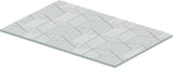 Duravit DuraSquare Glaseinleger für Metallkonsolen Cubic Line 380x770x8 mm
