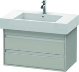 DURAVIT Ketho Waschtischunterbau wandhängend 800 mm basalt matt mit 2 Schubkästen
