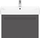 Duravit No.1 Waschtischunterbau 740 mm wandhängend mit 1 Auszug und Soft-Close in Weiß Matt