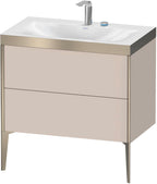 Spanplatte / 2Ausz.,2Hl,champ.matt/taupe / taupe matt