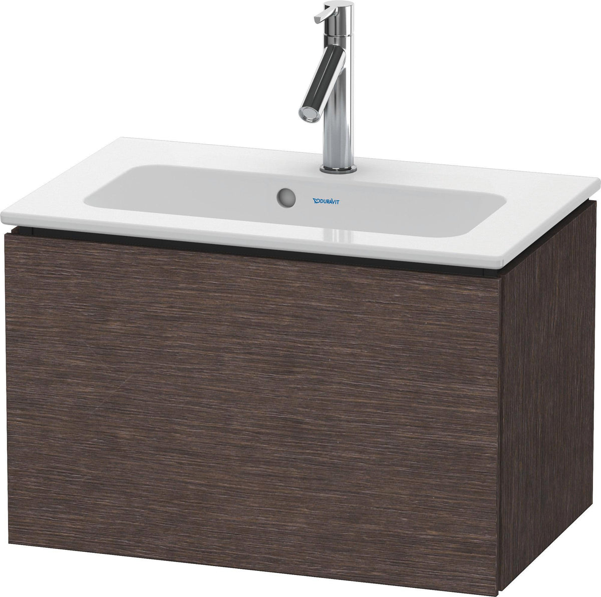 DURAVIT L-Cube Waschtischunterbau 620 mm, 1 Auszug, Weiß Matt, Wandmontage