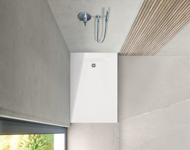DURAVIT Sustano Duschwanne 1200x800x30 mm Mineralguss Weiß – Bodenbündig & Flacher Einbau