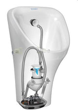 DURAVIT DuraStyle Urinal 300x340 mm weiß mit elektronischer Steuerung, Batteriebetrieb und Fliege