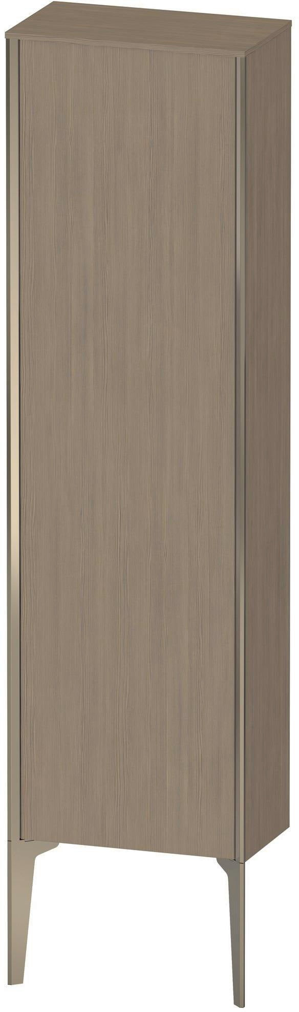 Duravit Halbhochschrank XViu 1330 mm Eiche Terra matt – wandhängend mit Tip-on Technik