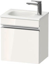DURAVIT Sivida Waschtischunterbau 400x440x295mm, 1 Tür rechts, Chrom/Graphit Matt