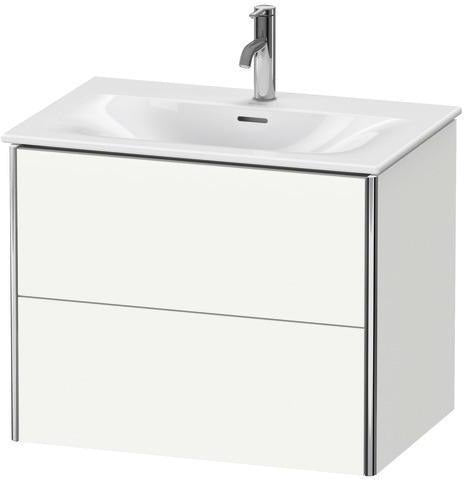 Duravit XSquare Waschtischunterbau 710 mm mit 2 Schubkästen in Steingrau matt
