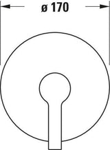 Duravit B.2 Einhebel-Brausemischer Unterputz – Keramikmischsystem, Chrom Hochglanz
