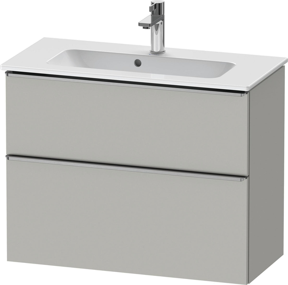 DURAVIT D-Neo Waschtischunterbau 810 mm Eiche Schwarz Bronze, wandhängend, 1 Auszug