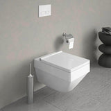 DURAVIT Starck T Bürstengarnitur bodenstehend in Chrom, 80x80x432 mm, Messing verchromt