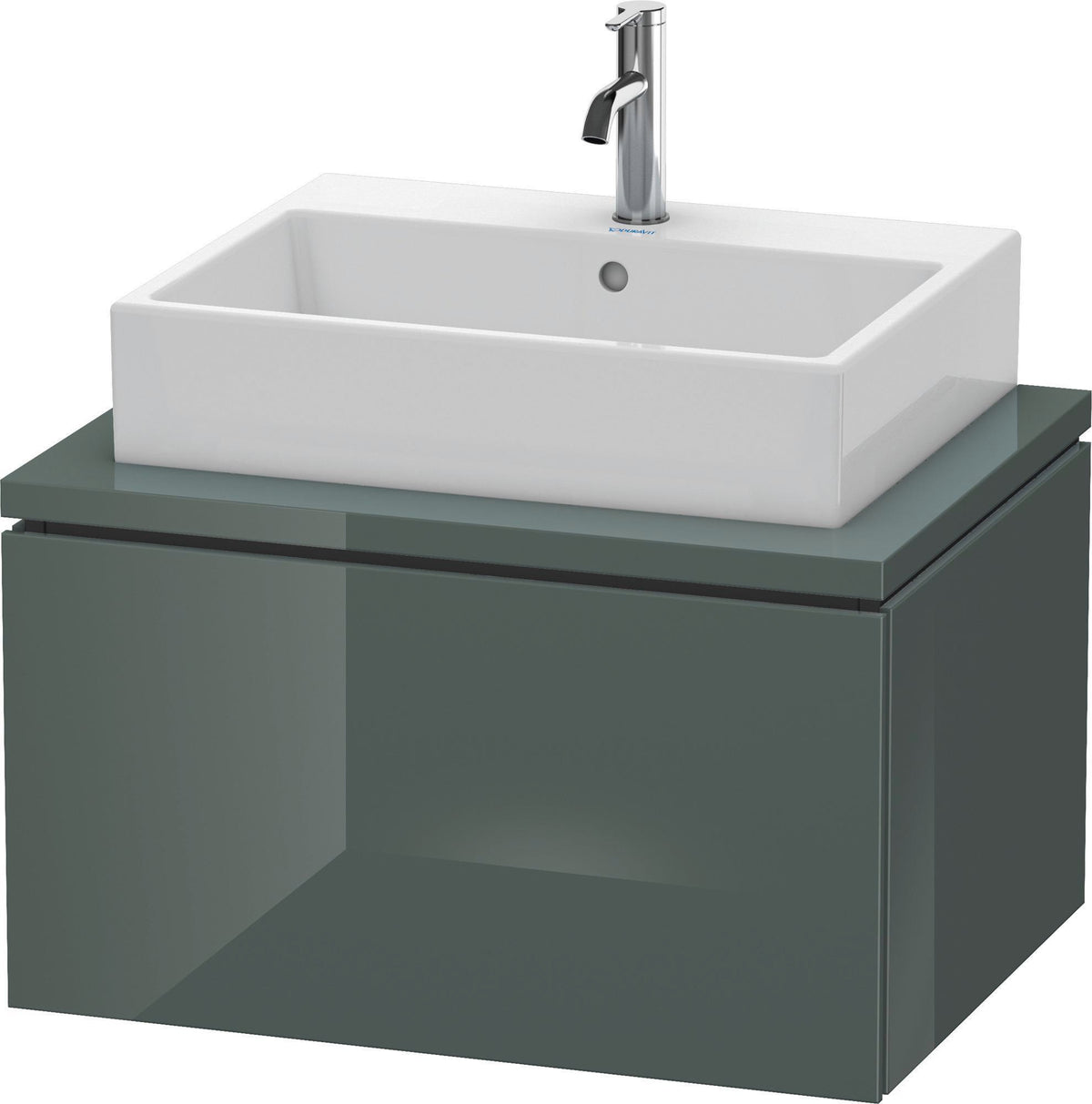 Duravit L-Cube Konsolenwaschtischunterbau 720 mm Amerikanisch Nussbaum mit 1 Auszug