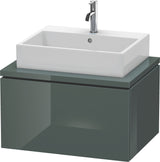 Duravit L-Cube Konsolenwaschtischunterbau 720 mm Amerikanisch Nussbaum mit 1 Auszug