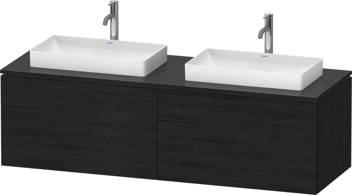 DURAVIT L-Cube Konsolenwaschtischunterbau 1620 mm Taupe supermatt mit Tip-on Technik