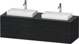 DURAVIT L-Cube Konsolenwaschtischunterbau 1620 mm Taupe supermatt mit Tip-on Technik