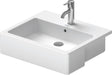DURAVIT Halbeinbauwaschtisch Vero 550 mm mit Überlauf und Hahnlochbank, weiß