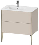 Duravit Waschtischunterbau XVIU 810x834x480mm 2 Auszüge Ahorn mitte Schürze s-matt