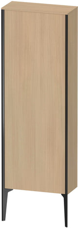 Duravit XViu Halbhochschrank 1330 mm, rechts, mediterrane Eiche, matt, Push-Open