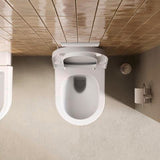 DURAVIT Balcoon Wand-WC 370x540mm spülrandlos Rimless DuraShield Weiß Hochglanz