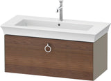 DURAVIT White Tulip Waschtischunterbau 984 mm, 1 Auszug, wandhängend, weiß seidenmatt, mit Griff