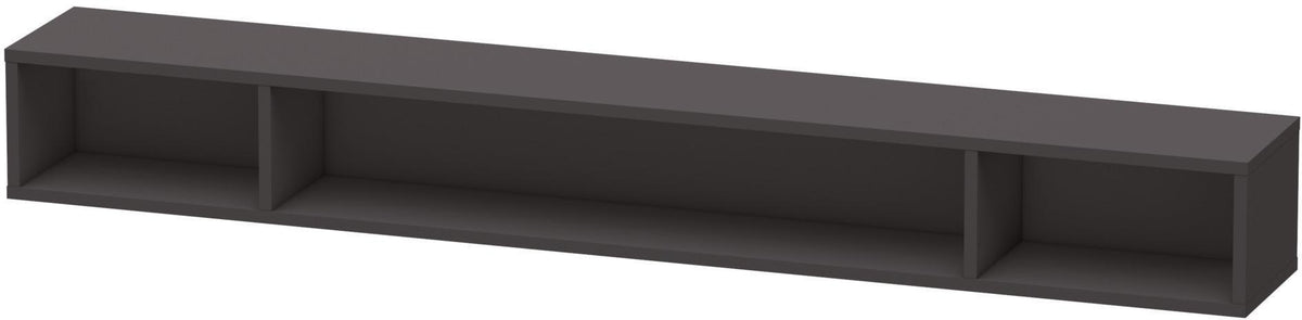 DURAVIT L-Cube Regalelement 1000 mm betongrau matt, 3 Fächer, wandhängend