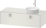 DURAVIT White Tulip Waschtischunterbau 1300 mm wandhängend, 1 Auszug, weiß seidenmatt