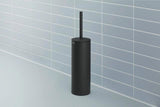 DURAVIT D-Code Bürstengarnitur bodenstehend in Chrom – 89 x 89 x 385 mm, Messing verchromt