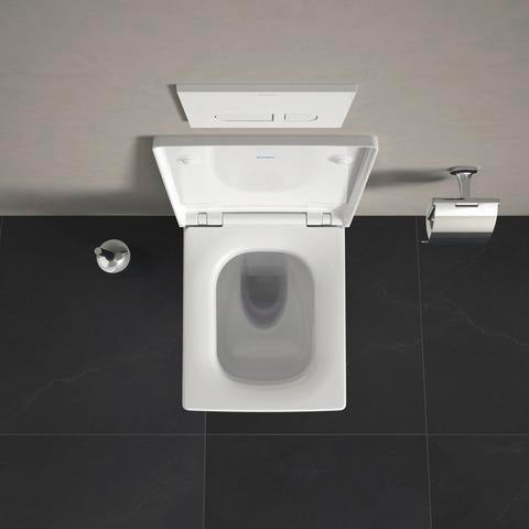 DURAVIT WC-Sitz Design Classics Viu Comp. Weiß mit Edelstahl-Scharnieren, ohne Absenkautomatik