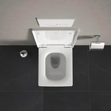 DURAVIT WC-Sitz Design Classics Viu Comp. Weiß mit Edelstahl-Scharnieren, ohne Absenkautomatik