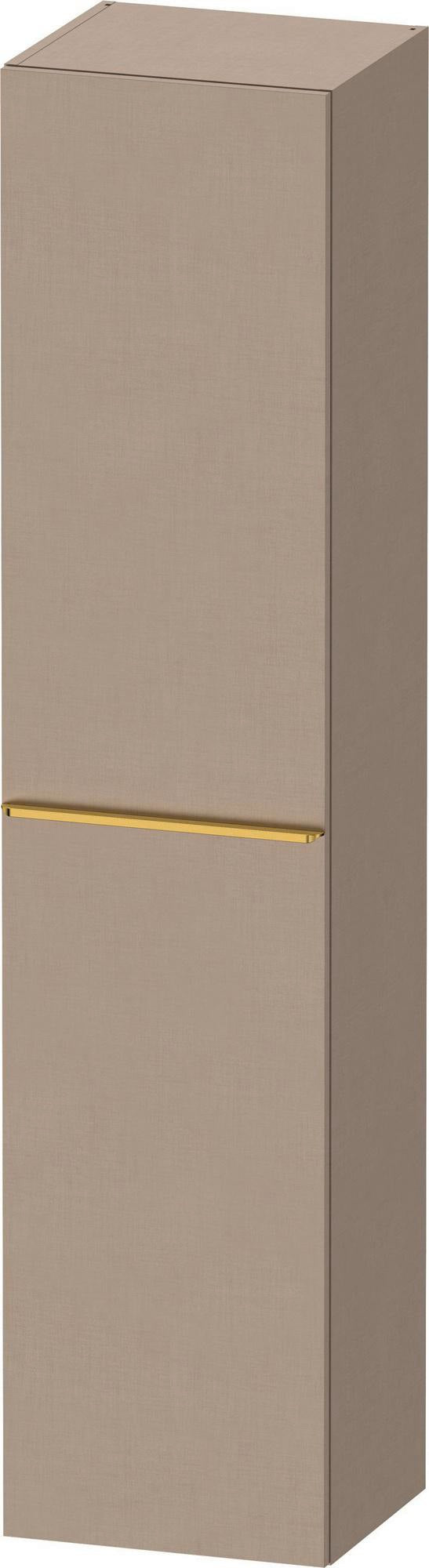 DURAVIT D-Neo Hochschrank 400x360x1760 mm, 1 Tür links, Eiche Schwarz – Matt, Soft-Close