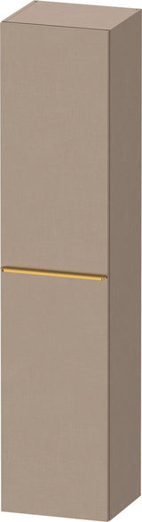DURAVIT D-Neo Hochschrank 400x360x1760 mm, 1 Tür links, Eiche Schwarz – Matt, Soft-Close