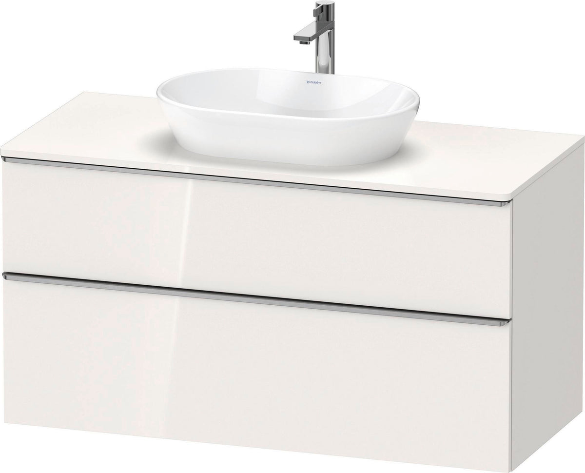 DURAVIT D-Neo Konsolenwaschtischunterbau 1200 mm Eiche Schwarz Matt mit Bronze Griff
