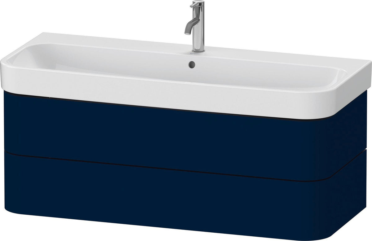 DURAVIT Waschtischunterbau Happy D.2+ wandhängend 1175 mm Taupe supermatt mit Tip-On Technik
