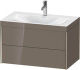 DURAVIT XViu c-bonded Waschtischset 800 mm wandhängend mit 2 Schubkästen und Tip-on-Technik