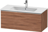 Duravit D-Neo Waschtischunterbau 1010 mm, 1 Auszug, Weiß Matt, Griff Bronze Gebürstet, Wandhängend