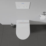 DURAVIT WC-Sitz Universal Duroplast weiß ohne Absenkautomatik mit Edelstahl-Scharnieren